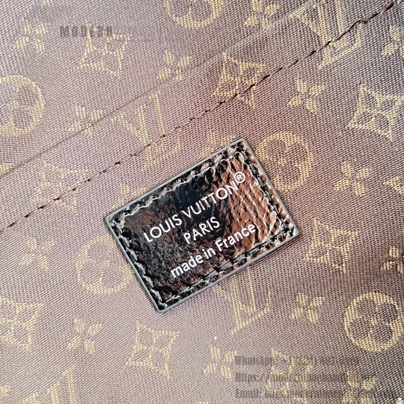 Louis Vuitton Express Mini Handbag in Black with Monogram Saga and Key Pouch