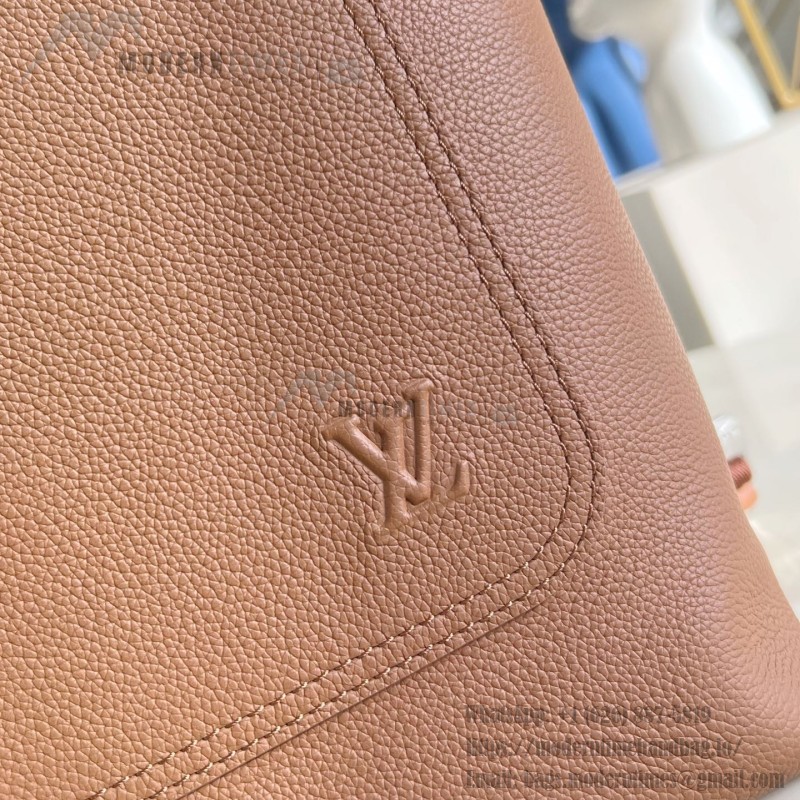 Louis Vuitton Fastline Backpack in Brown Waxed Calfskin with LV Letter Embossing