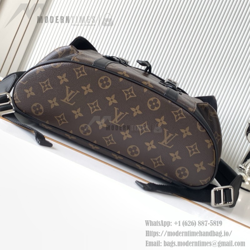 Louis Vuitton Christopher Small Backpack in Monogram Canvas with Rugged Design