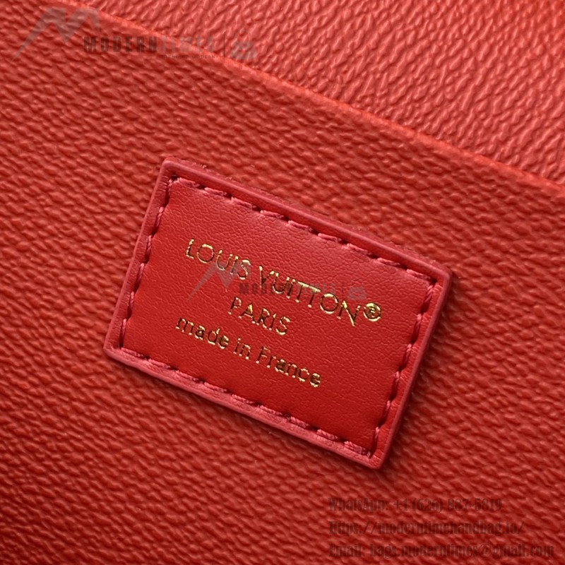 Louis Vuitton Nice Nano Cosmetic Bag in Epi Leather with Double Zip and Washable Fabric Lining