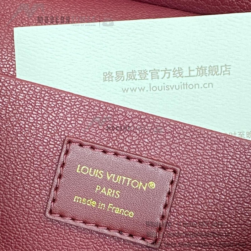 Louis Vuitton Nice Nano Cosmetic Bag in Epi Leather with Double Zip and Washable Fabric Lining