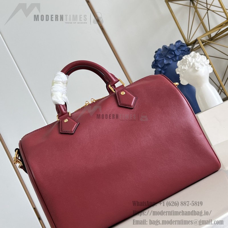 Louis Vuitton Speedy Soft 30, M25766, Travels With Grace Coddington Series, Leather, Cat-Shaped Keychain