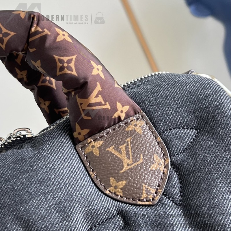 Louis Vuitton Speedy Bandoulière 20 LV Ski Puffygram Black Jeans M26956