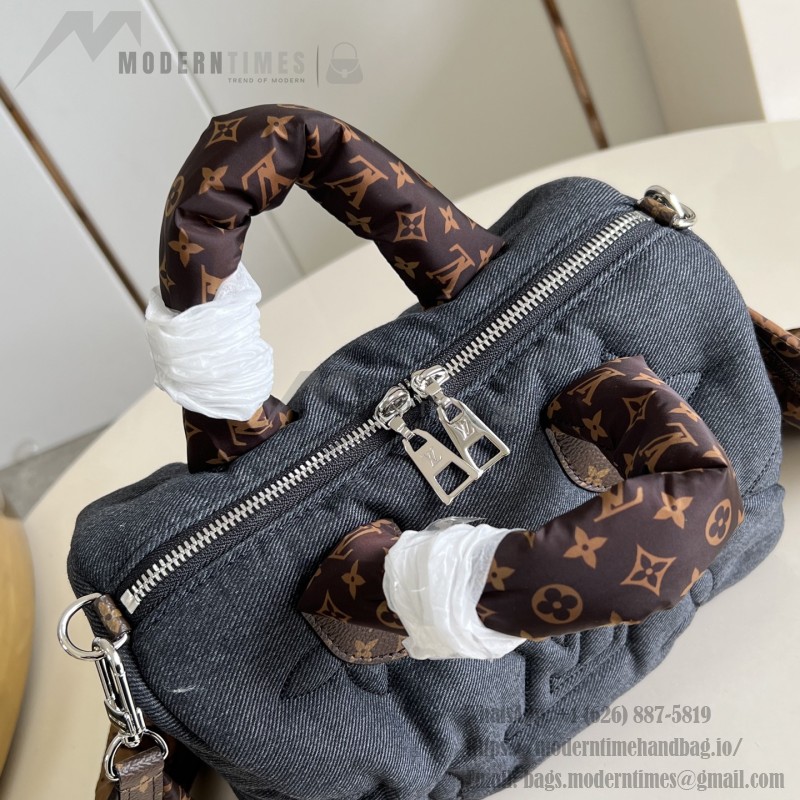 Louis Vuitton Speedy Bandoulière 20 LV Ski Puffygram Black Jeans M26956