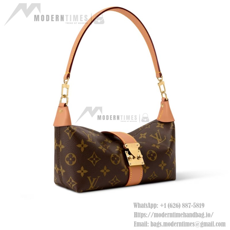 Louis Vuitton Pochette Voyage Souple M26015 in Monogram Canvas with Boro Patchwork