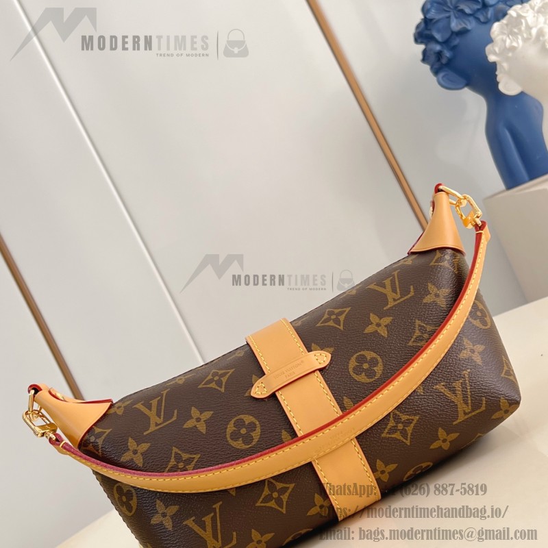 Louis Vuitton Pochette Voyage Souple M26015 in Monogram Canvas with Boro Patchwork