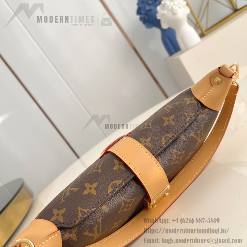 Louis Vuitton Pochette Voyage Souple M26015 in Monogram Canvas with Boro Patchwork
