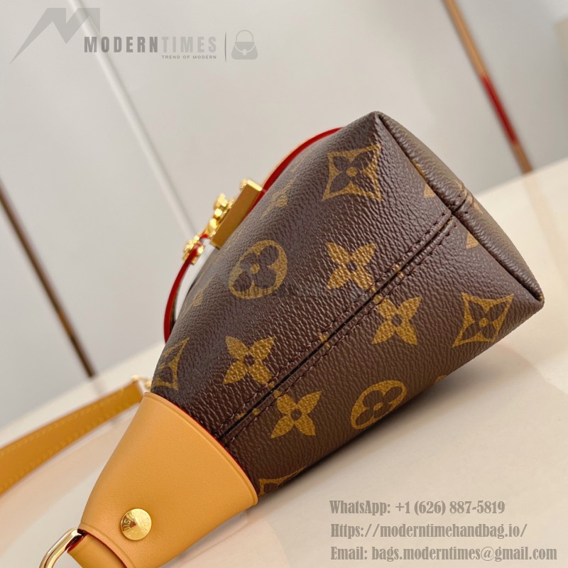 Louis Vuitton Pochette Voyage Souple M26015 in Monogram Canvas with Boro Patchwork
