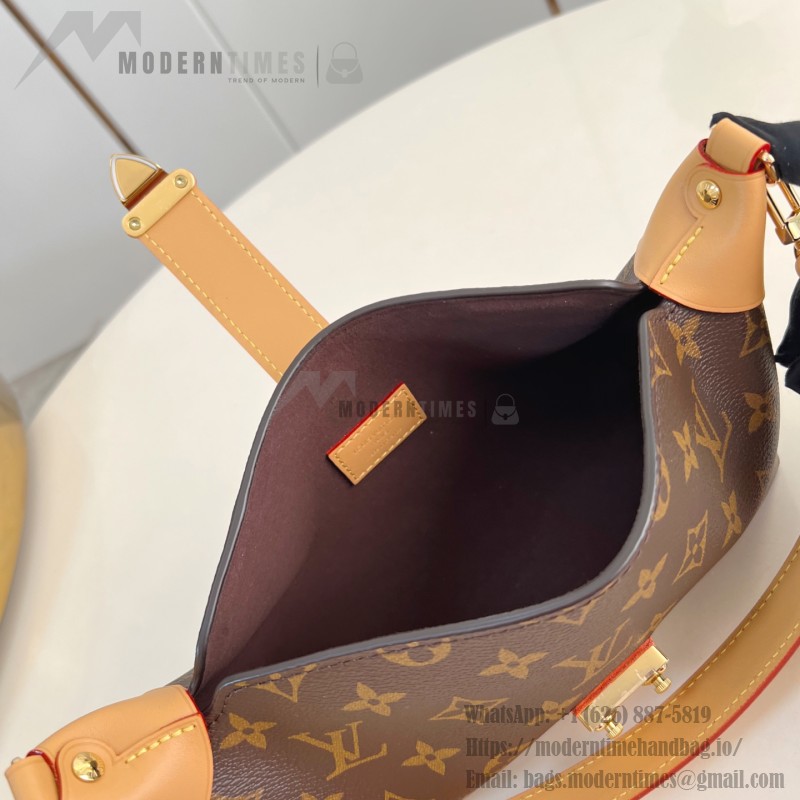 Louis Vuitton Pochette Voyage Souple M26015 in Monogram Canvas with Boro Patchwork