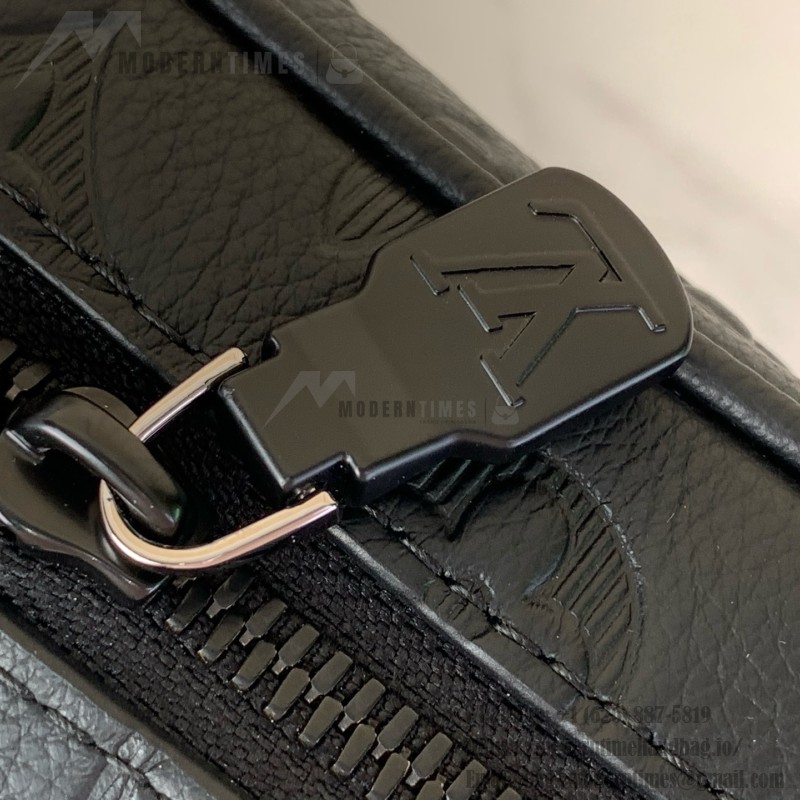 Louis Vuitton Trocadéro Mini Handbag M26737 in Monogram Eclipse coated canvas with leather trim and dark metallic hardware