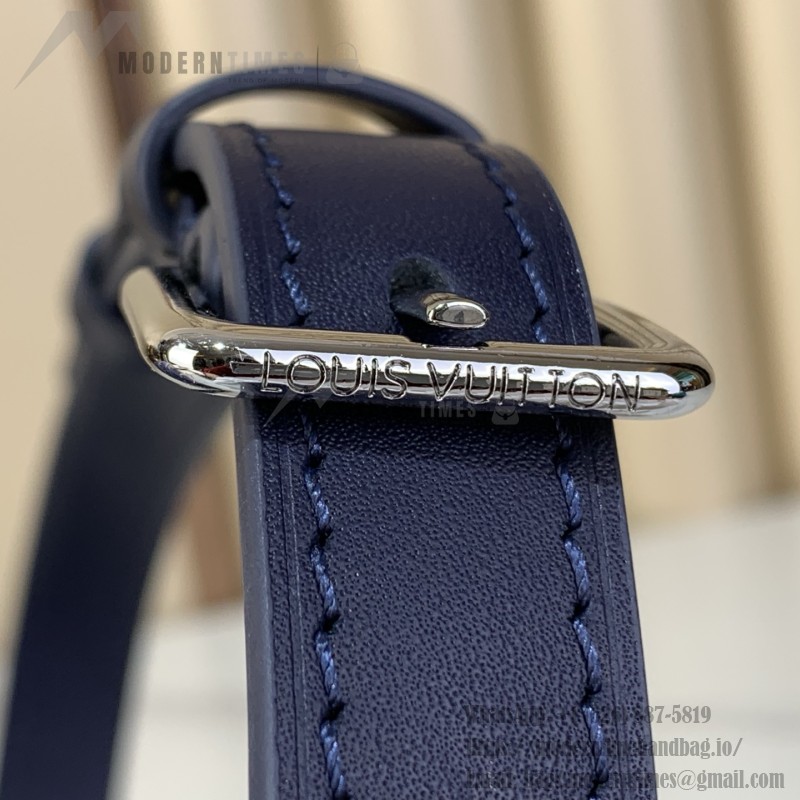 Louis Vuitton Trocadéro Mini Handbag in Monogram Eclipse with Cowhide Leather Trims