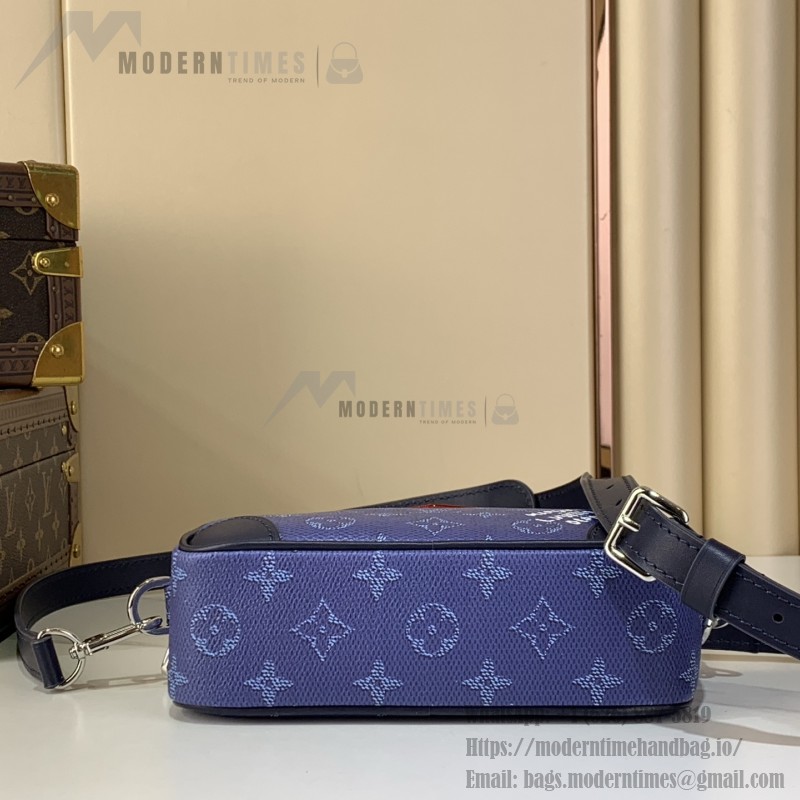 Louis Vuitton Trocadéro Mini Handbag in Monogram Eclipse with Cowhide Leather Trims
