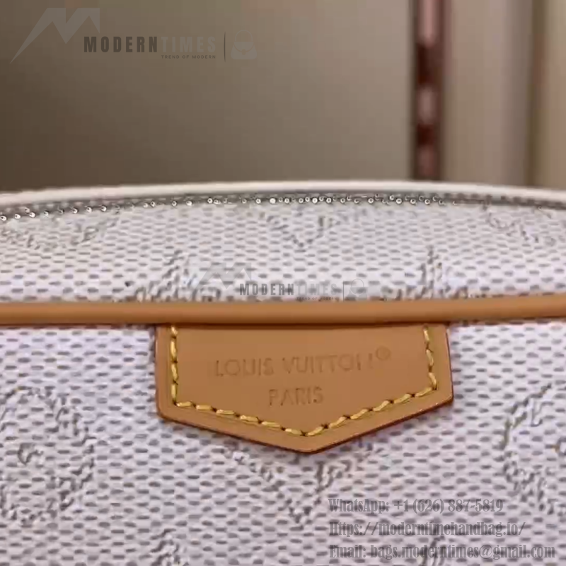 Louis Vuitton Boarding Messenger Bag M27155 in Waxed Cowhide Leather with Adjustable Shoulder Strap