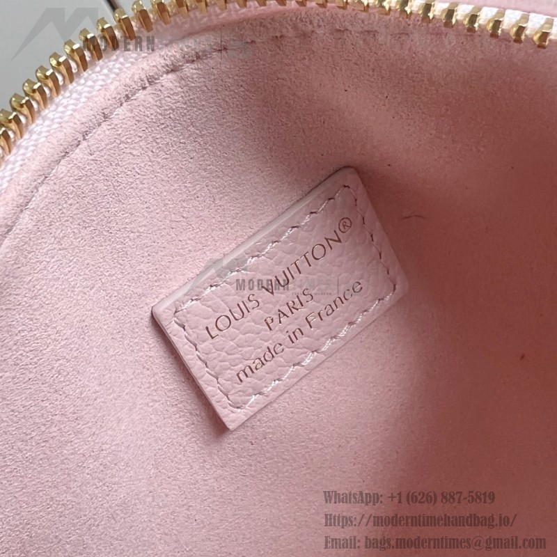 Louis Vuitton Nano Speedy M27107 in Monogram Empreinte Leather with Rolled Leather Handles and Lock Detail