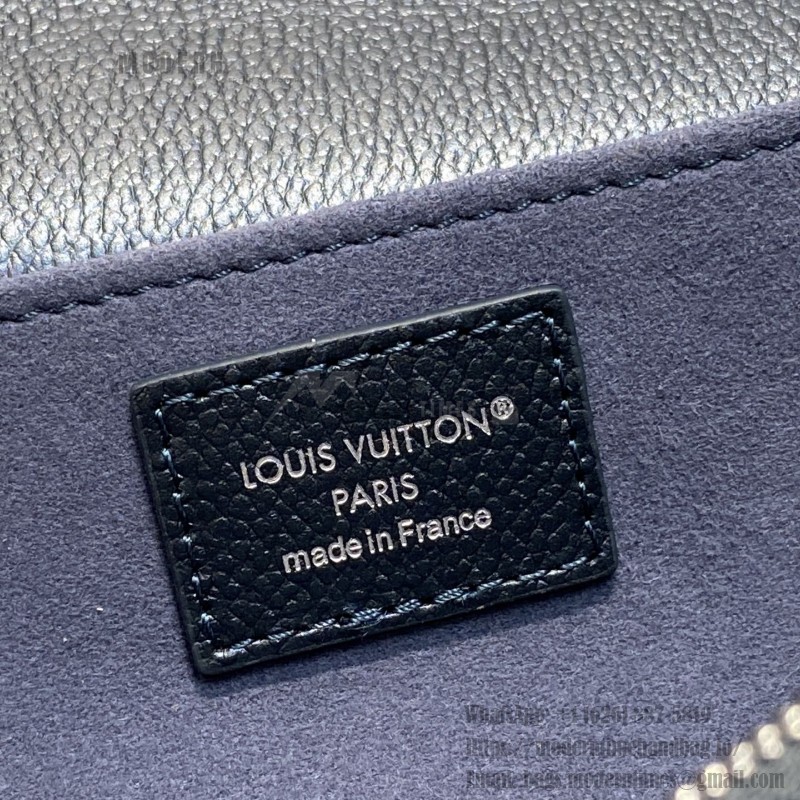 Louis Vuitton Pochette Métis East West M26456 in Monogram Empreinte with S-lock, Gradient Silk Print, and Chain Shoulder Strap