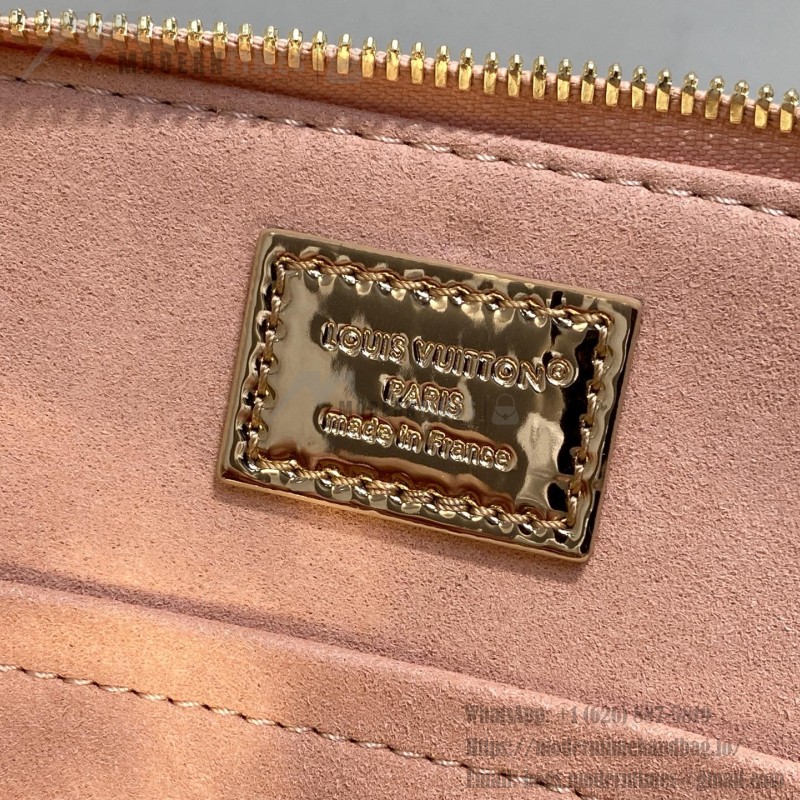 Louis Vuitton Alma BB Bag Gold Mirror Silver Patent Leather