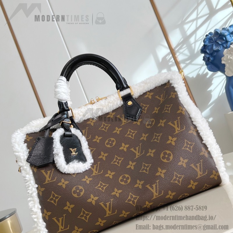 Louis Vuitton M26326 Speedy Soft 30 Teddy Handbag Front View