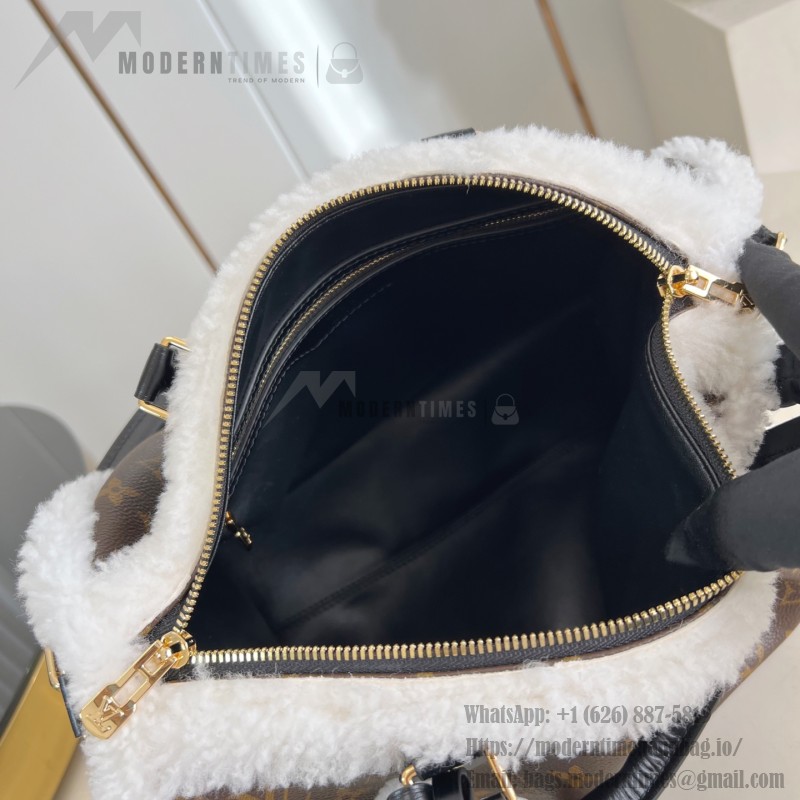 Louis Vuitton Nano Madeleine Pearl Pink Monogram Empreinte Chain Bag