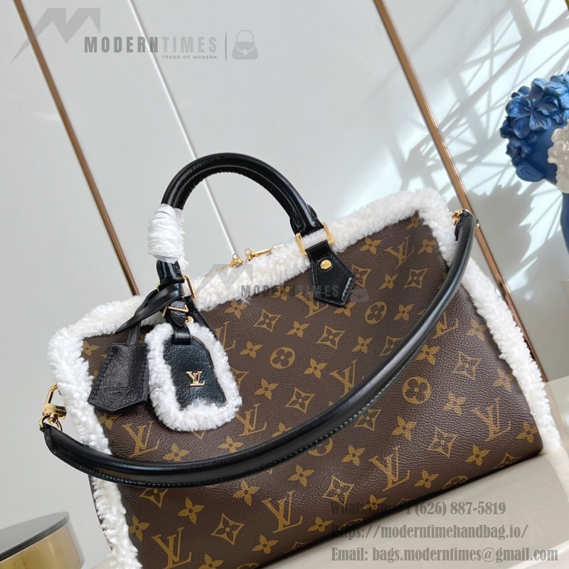 Louis Vuitton Nano Madeleine Pearl Pink Monogram Empreinte Chain Bag