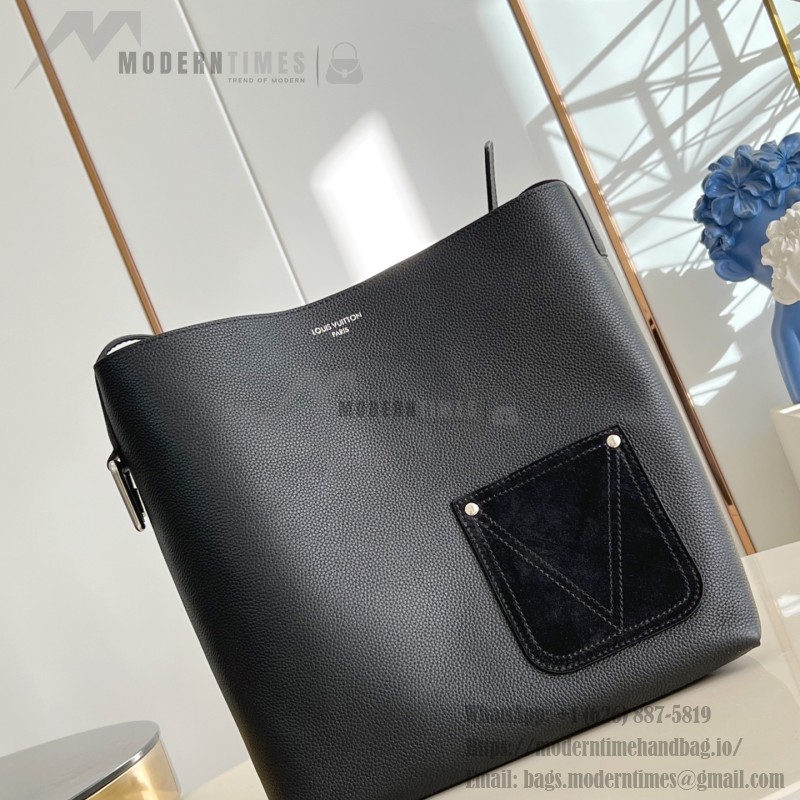 Louis Vuitton Verso Hobo Handbag LV Touch Leather