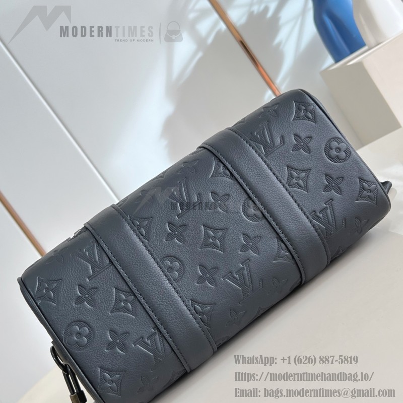 Louis Vuitton City Keepall Monogram Shadow Leather Bag