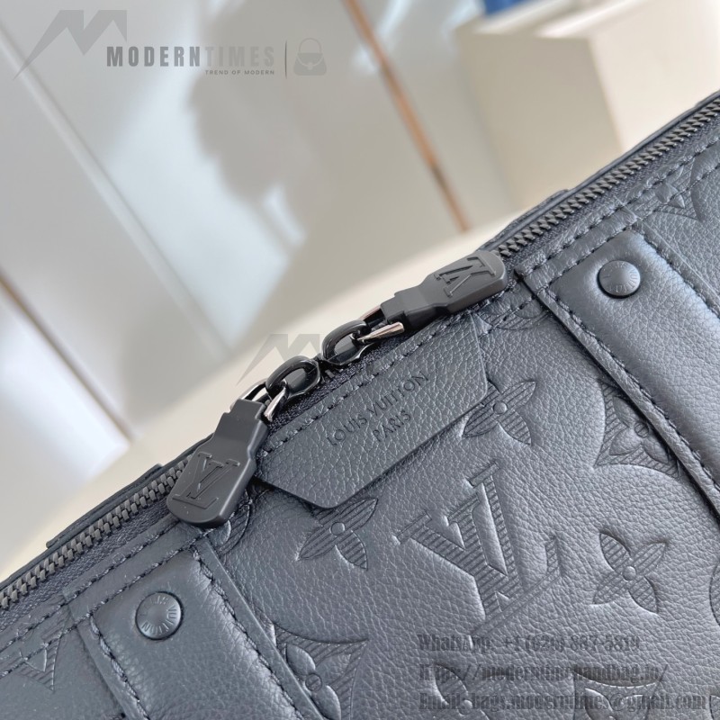 Louis Vuitton City Keepall Monogram Shadow Leather Bag