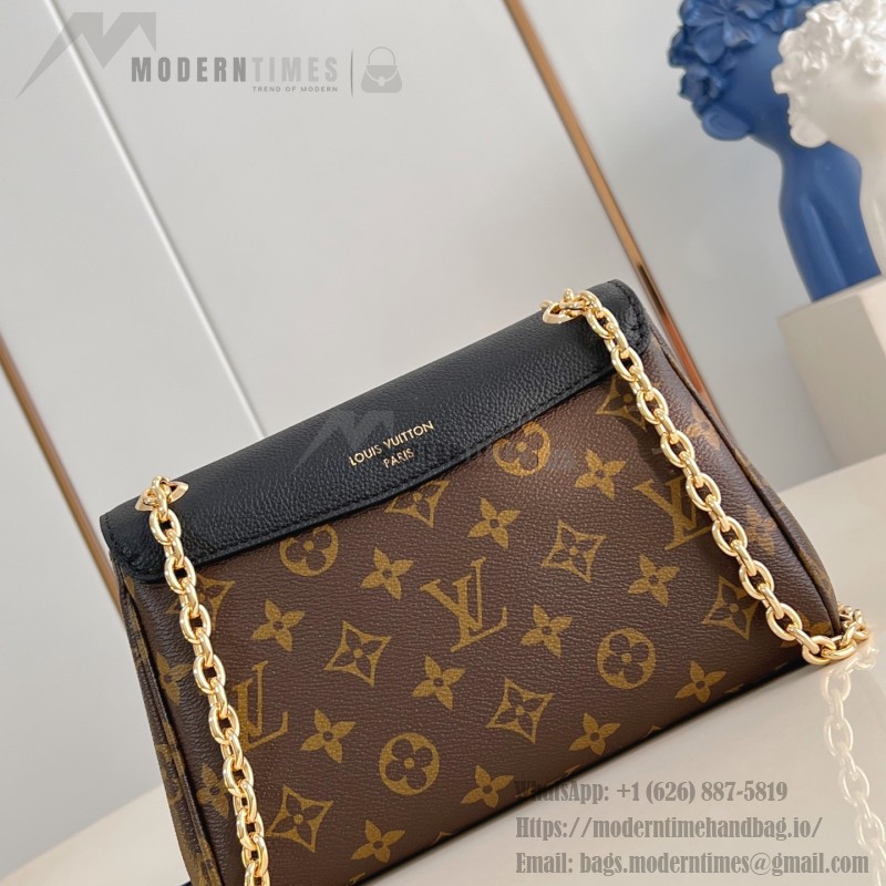 Louis Vuitton Saint Germain BB Handbag with Monogram Canvas and Gold Chain