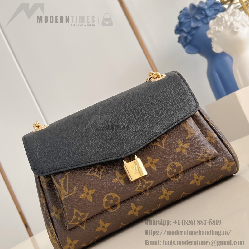 Louis Vuitton Saint Germain BB Handbag with Monogram Canvas and Gold Chain