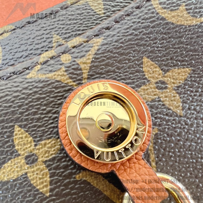 Louis Vuitton Saint Germain BB Handbag with Monogram Canvas and Gold Chain