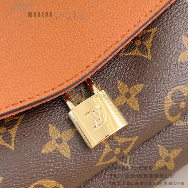 Louis Vuitton Saint Germain BB Handbag with Monogram Canvas and Gold Chain