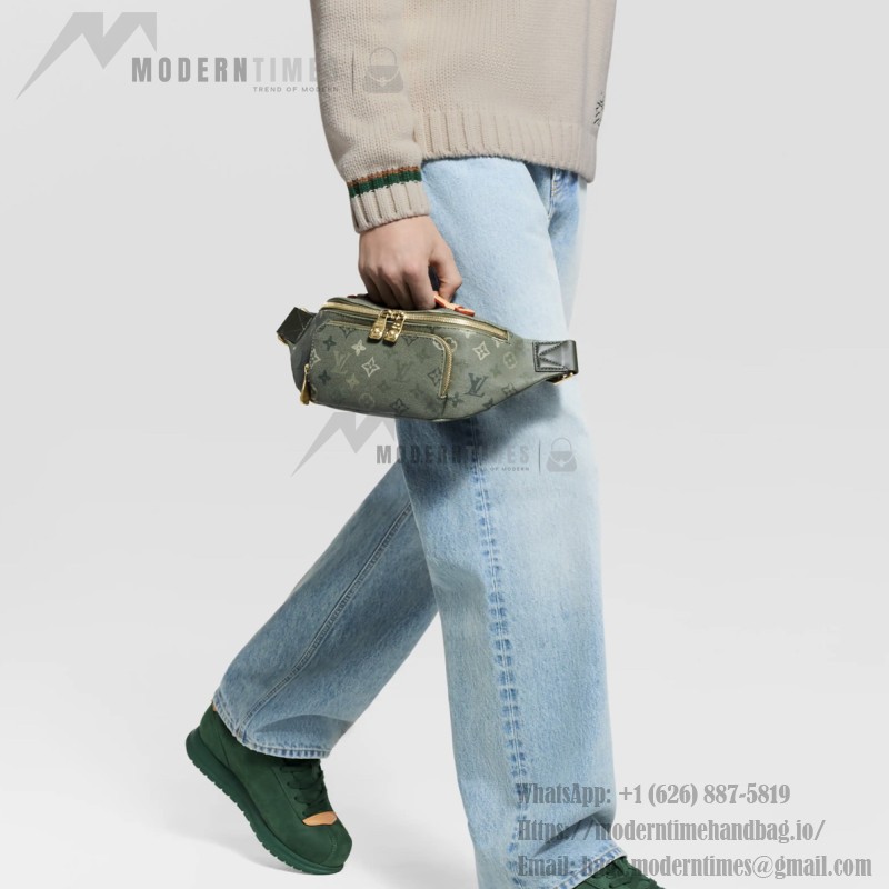 Louis Vuitton Rush Waist Bag M26933 Military Green Front View