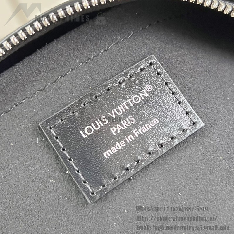 Louis Vuitton Speedy Trunk 20 Handbag in Monogram Saga Rock Style with Leather Details