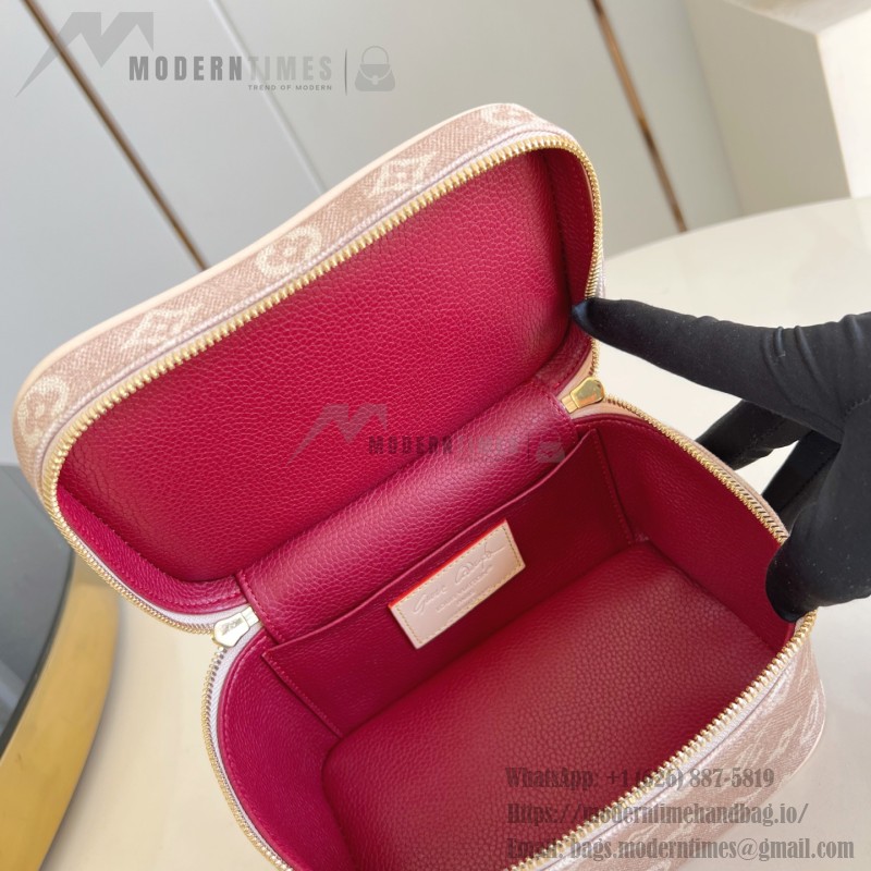 Louis Vuitton Nice Mini Cosmetic Pouch in Meowgram Canvas with Cat-shaped Zipper Pull