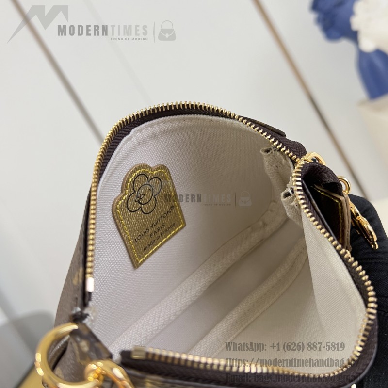 Louis Vuitton Mini Pochette Accessories Vivienne Winter Holiday Collection Handbag
