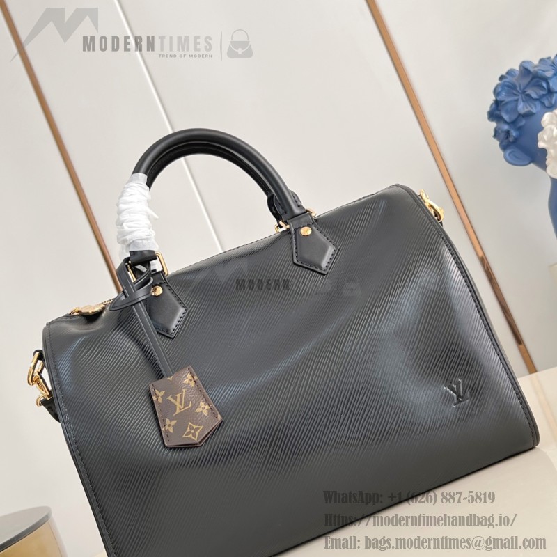 Louis Vuitton Speedy Soft 30 Epi Leather with Monogram Canvas Lining
