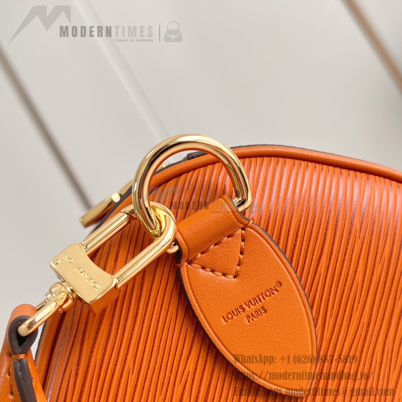 Louis Vuitton Speedy Soft 30 Epi Leather with Monogram Canvas Lining