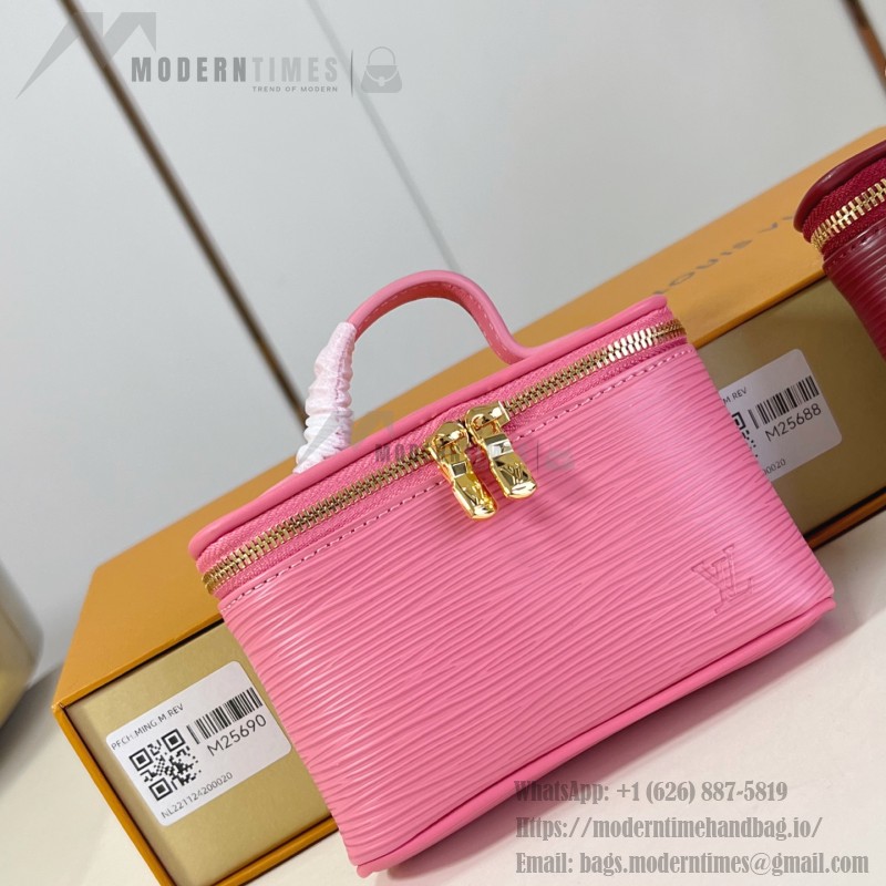 Louis Vuitton Nice Beauty Makeup Bag Monogram Canvas with VVN Handle