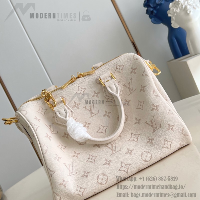Louis Vuitton Speedy Bandoulière 25 Handbag – Monogram Floral Chain Strap