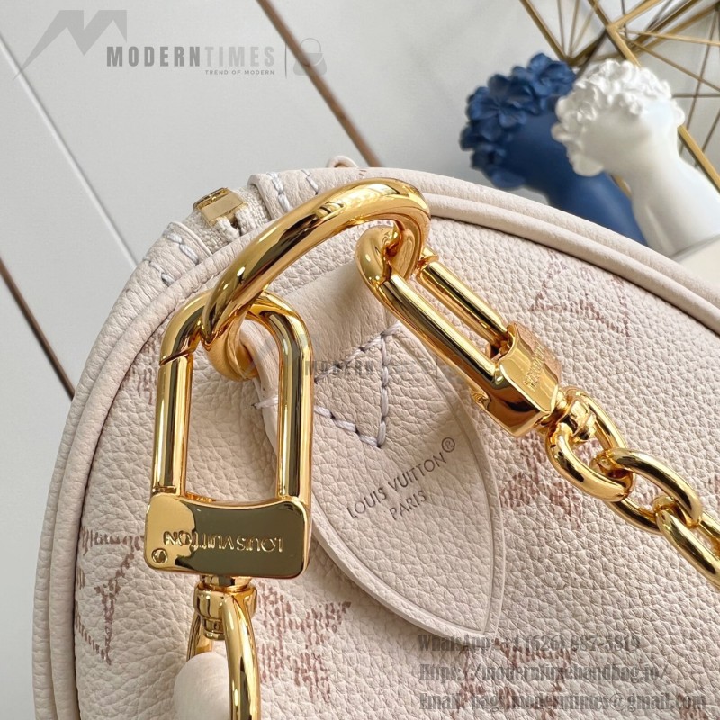 Louis Vuitton Speedy Bandoulière 25 Handbag – Monogram Floral Chain Strap
