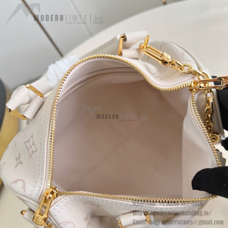 Louis Vuitton Speedy Bandoulière 25 Handbag – Monogram Floral Chain Strap