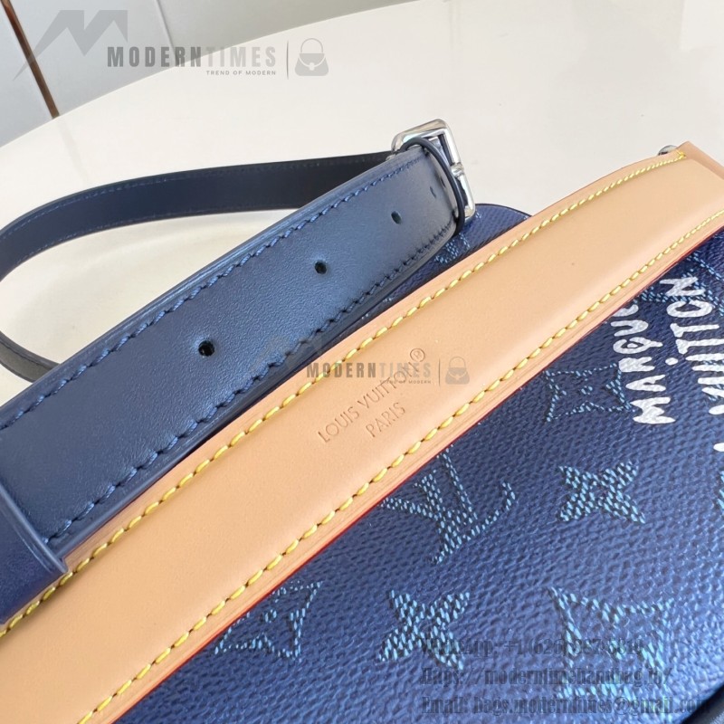 Louis Vuitton Nil Crossbody Bag - Monogram Heritage Canvas with Detachable Handle and Strap