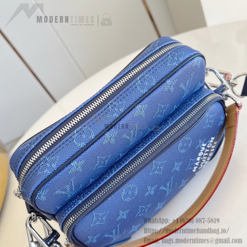 Louis Vuitton Nil Crossbody Bag - Monogram Heritage Canvas with Detachable Handle and Strap