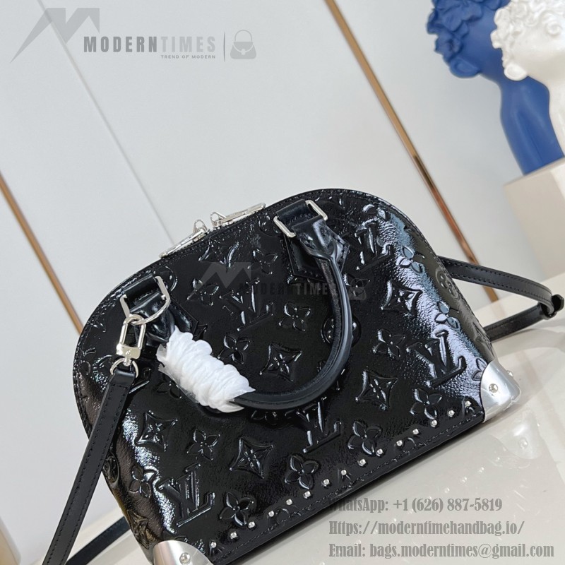 Louis Vuitton Alma BB M27812 Monogram Saga Bag with Chunky Chain and S-lock