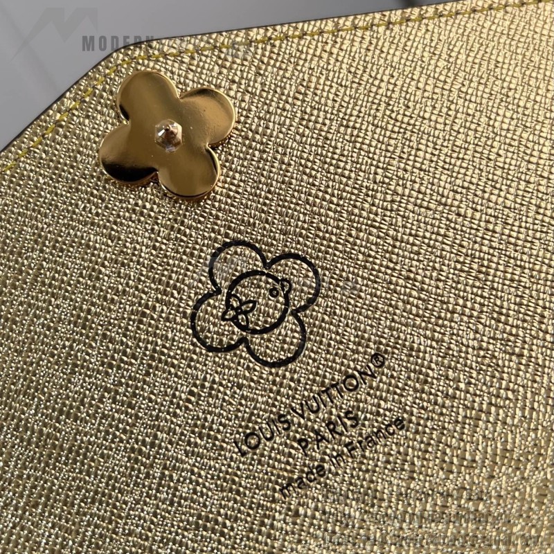 Louis Vuitton Vivienne Winter Holiday Sarah Wallet with Vivienne Button