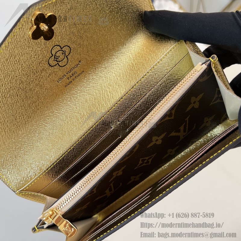 Louis Vuitton Vivienne Winter Holiday Sarah Wallet with Vivienne Button