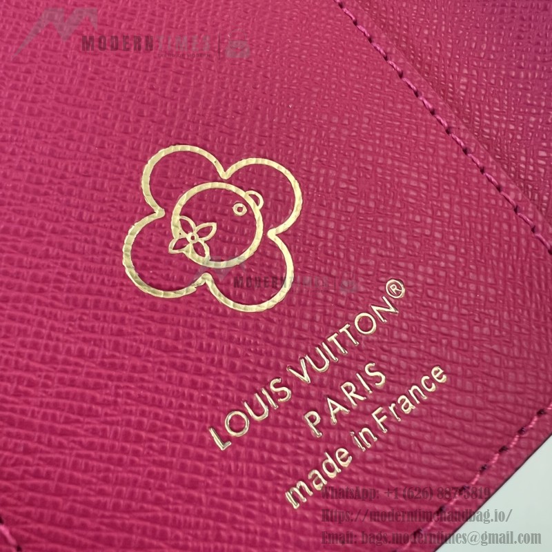 Louis Vuitton Vivienne Winter Holiday Sarah Wallet with Vivienne Button