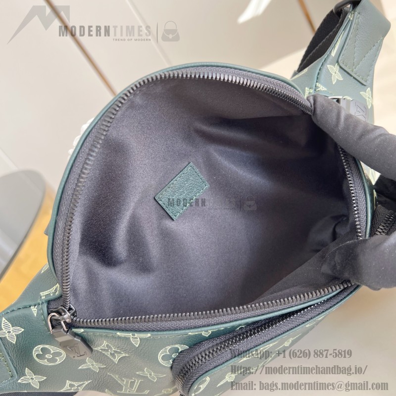 Louis Vuitton Rush Monogram Shadow Leather Waist Bag with Adjustable Strap