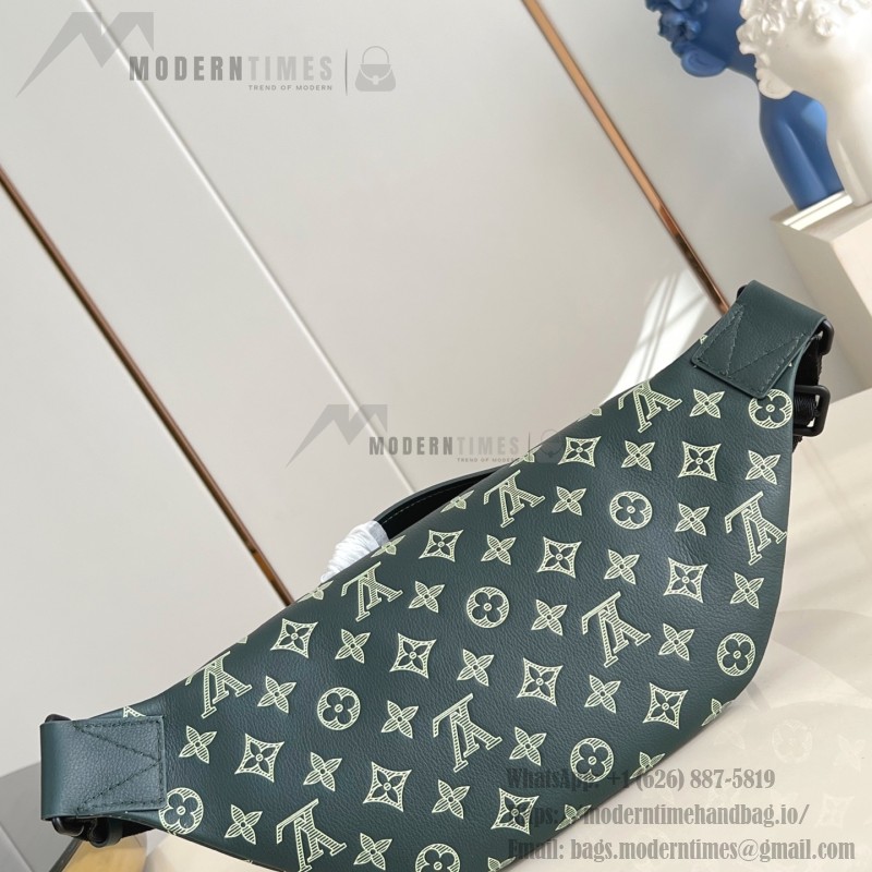 Louis Vuitton Rush Monogram Shadow Leather Waist Bag with Adjustable Strap