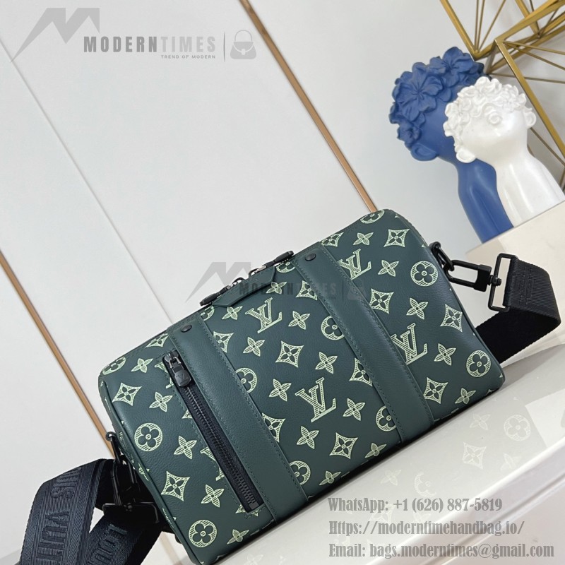 Louis Vuitton City Keepall Monogram Shadow Leather Bag M27184