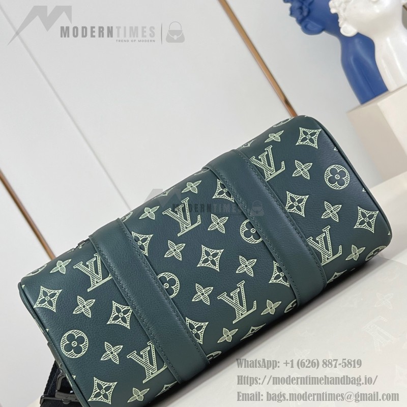 Louis Vuitton City Keepall Monogram Shadow Leather Bag M27184